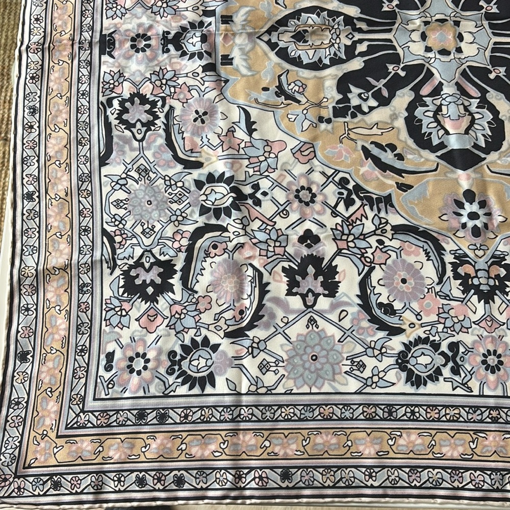 100% Silk Paisley Beckford Scarf |  Made in England - Picture 4 of 10